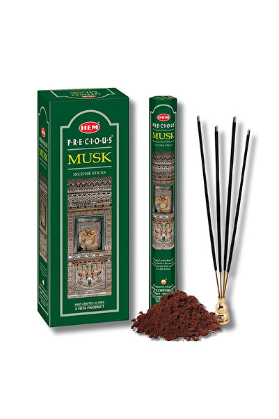 Hem Tütsü Musk - Misk Kokulu Çubuk Tütsü Koli – 6 Paket x 20 Çubuk(120 Adet)