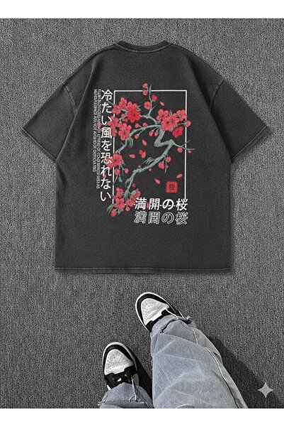 PENTHİLUS Acid-Washed Oversize T-Shirt - Washed Unisex Oversize T-Shirt