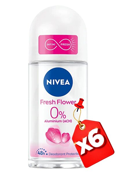 NIVEA FRESH Flower 50ml x6 PCS