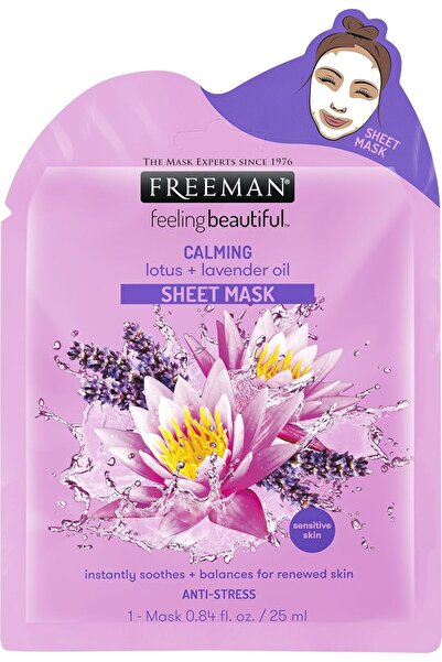 Freeman Feeling Beautiful Calming Lotus and Lavender Oil Sheet Mask