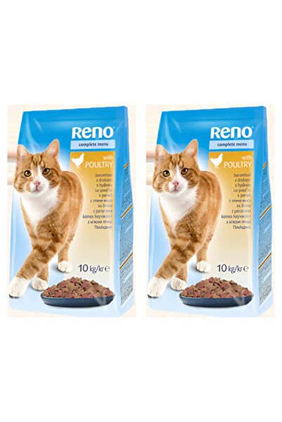 Reno SET 2 PIECES - Dry Cat Food with Chicken Flavor 10Kg