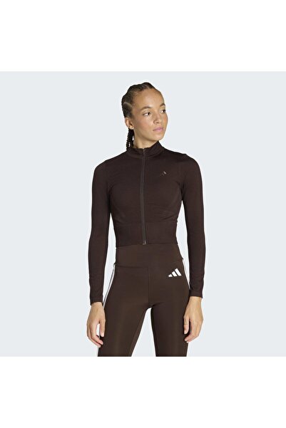 adidas Workout Essentials Kadın Kahverengi Ceket (KE5821)