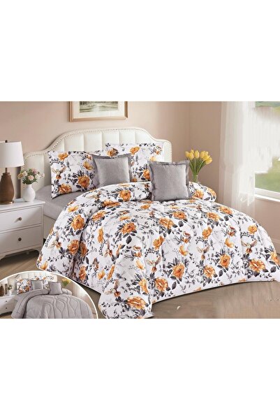 alzawia Double-sided tablecloth, wooded side, plain side, 4 pieces