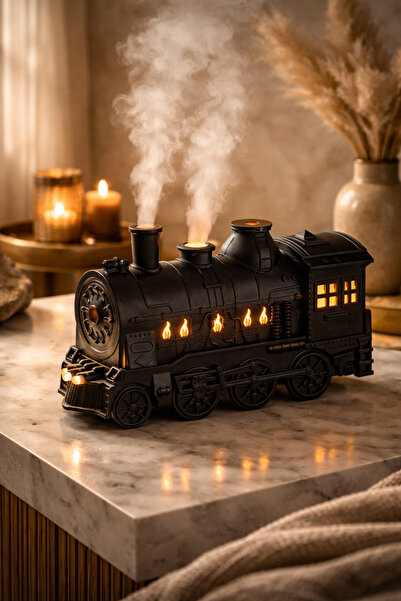 DİVAYS Tren Tasarımlı 300 ML Aroma Difüzör Buhar Makinesi Nemlendirici