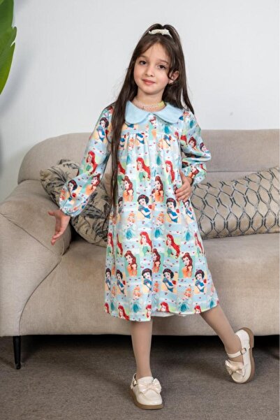 CucciKidz فستان ديزني الاميرات شتوي
