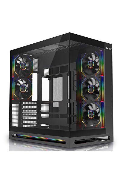 majesty FALCON Mid-Tower PC Case | 8 ARGB Fans | Tempered Glass | ATX | Type-...