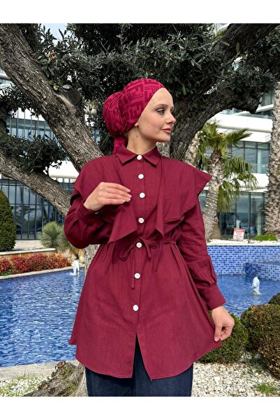 vikitekno Women's Premium Quality Linen Tunic