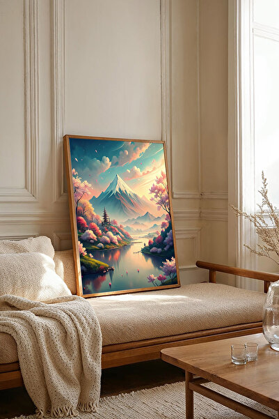 Dekorsiahome Επιτραπέζια ζωγραφιά με ξύλινο πλαίσιο ενός τεμαχίου TK3010