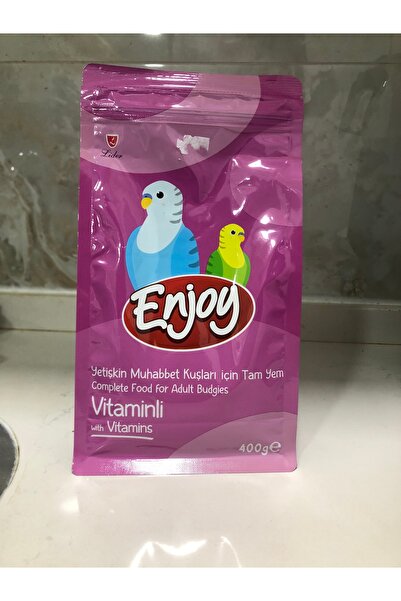ENJOYPLUS Enjoy yetişkin muhabbet kuşları için vitaminli tam yem 400 gr 5 adet