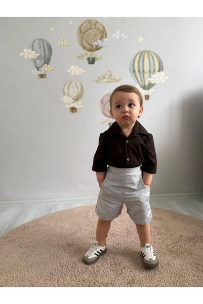 favorimkids 1-5 Years Old Baby Boy Modern Shorts Set