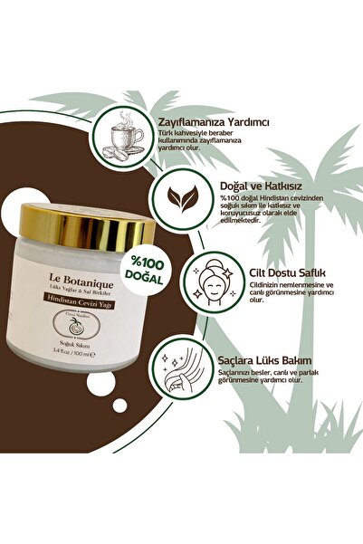 Le Botanique Hindistan Cevizi Yağı 100 ml