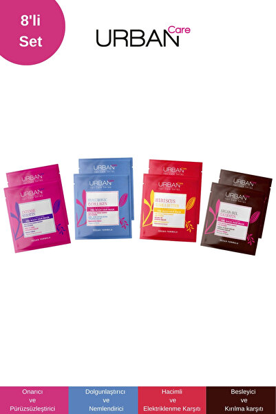 Urban Care Saç Bakım Maske Seti 8 li