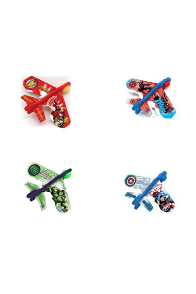 Butik Marvel Avengers ve Spider-Man Temalı Köpük Uçak