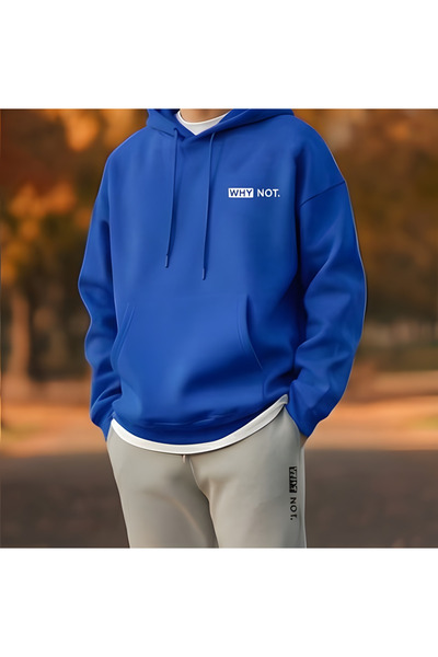 EFFRENATU Trendy Clothing Hoodie Zip Printed Top & Bottom Suit Plus Size