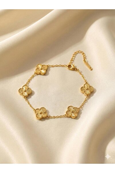 Handmade Bratara De Lux stil Trifoi Gold