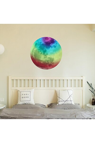 LUXER Decorative Glow-in-the-dark Sticker for Wall or Ceiling, Moon Pattern, ...