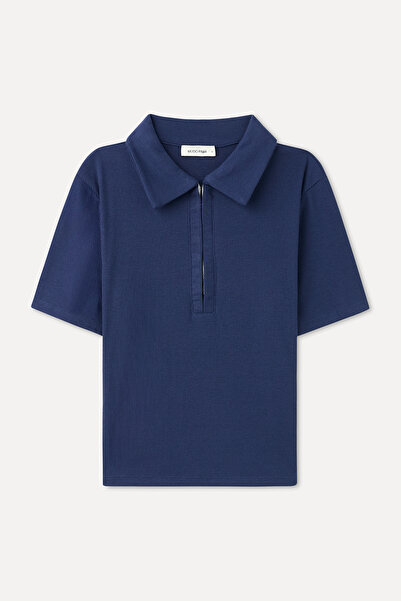 Mudo Fitted Polo Collar T-Shirt