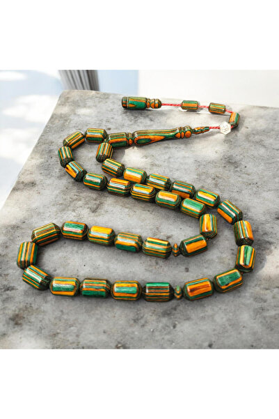 İnan Tesbih سبحة خشب الكافور المقطوعة على شكل كبسولة، نموذج موقع من صنع ماستر