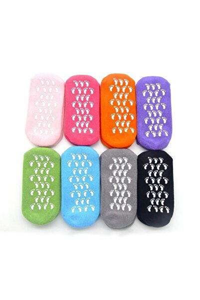 unbranded Silicone Gel Socks for Dry Cracked Feet- Moisturizing Foot Care Spa...