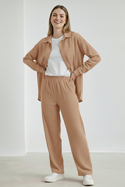 benguen Linen Double Set B6710 Camel