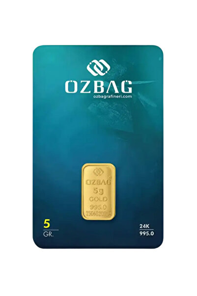 Özbağ 5 Gr Külçe Altın