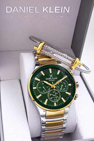 Daniel Klein Steel Cord 2 Year Warranty 3 Atm Water Resistant Men's Wristwatc...