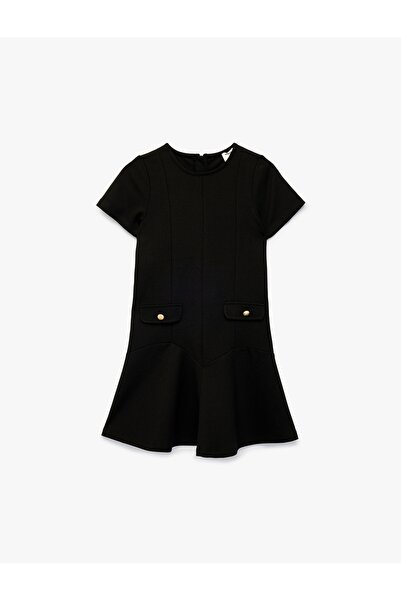 Koton Rochie pentru fete 6SKG80055AK NEGRU