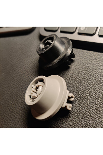 DU&ER 2-Piece Dishwasher Basket Wheel – Lower Basket Rail Wheel Replacement Part