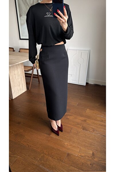 sinemkivanc co KALP DETAYLI UZUN ETEK