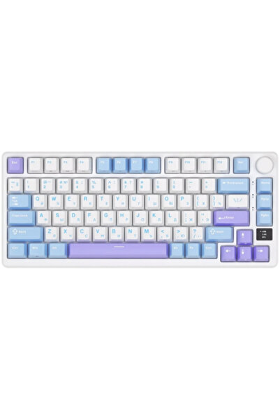 ROYAL KLUDGE Tastatură de gaming, comutator maro, iluminare RGB, cu fără sârm...