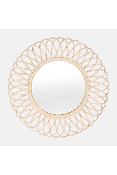Sagebrook Home مرآة ديزي من الخوص مقاس 35 بوصة، لون طبيعي