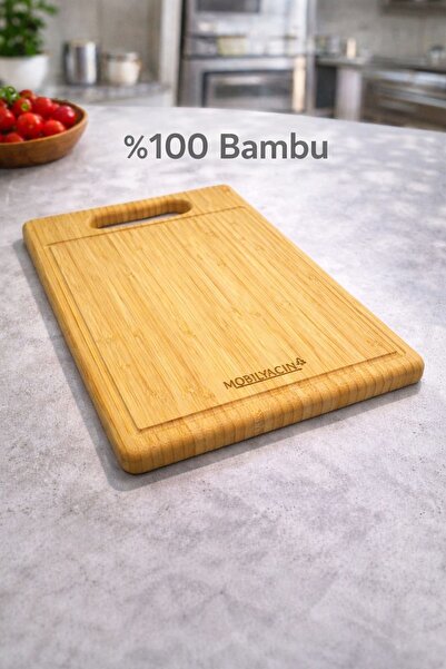 ADIM EBATLAMA Bamboo Cutting Board (Water Rutched) 30X24