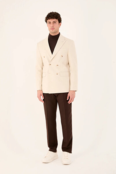 The Tailor Classics Erkek Kruvaze Kaşe Ceket Klasik Dış Giyim