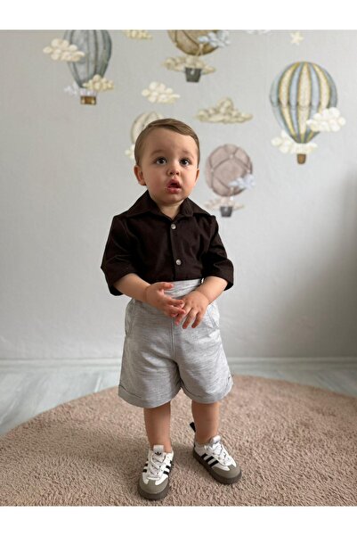 favorimkids 1-5 Years Old Baby Boy Modern Shorts Set