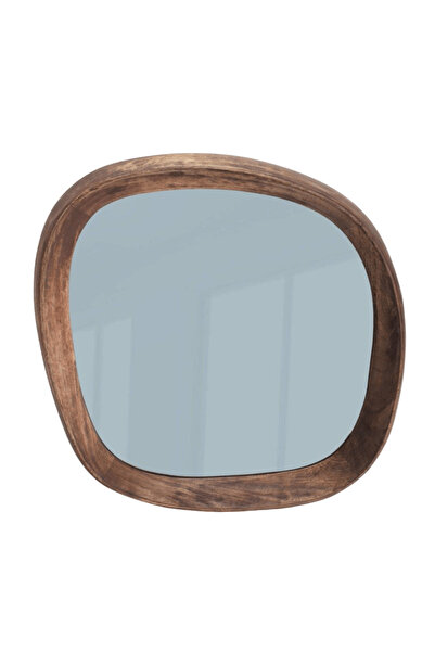 Roots Furniture مرآة خشبية عاكسة زرقاء