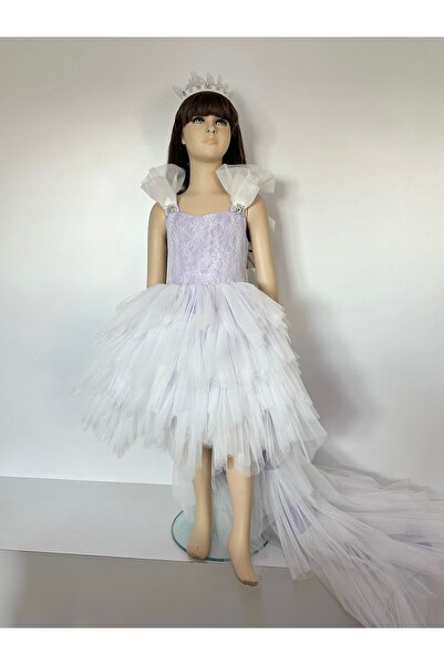 Lindissima Önu Kısa-Arkası Uzun, Kuyruğu Çıkabilen Abiye elbise.