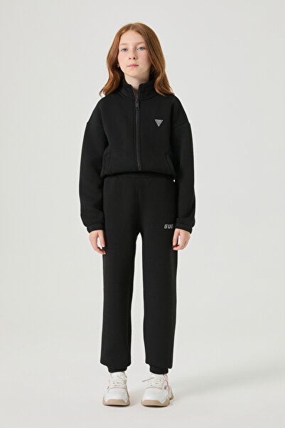 Guess Girl Black Tracksuit Top