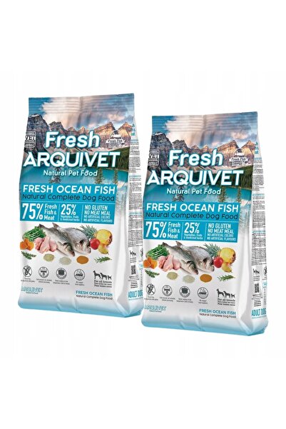ARQUIVET Hrană proaspătă semi-moale pentru câini Ocean fish semi-umedă 2x2.5 kg