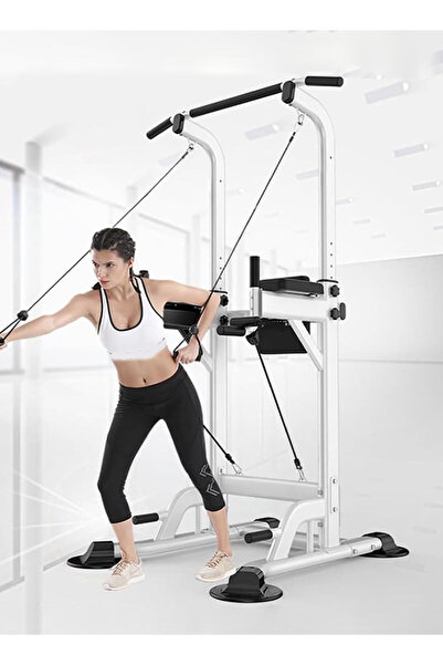 Generic Single bar home indoor pull-up device double-bar frame landing hangin...