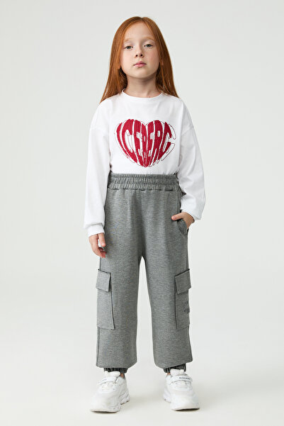 Iceberg Girl Grey Tracksuit Bottom