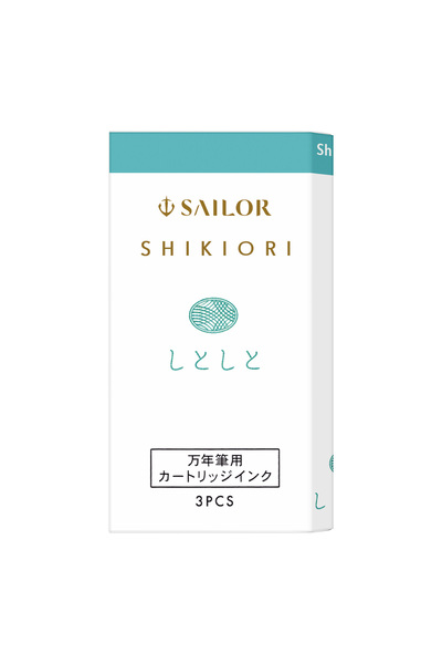 Sailor Shikiori Shitoshito Turquoise Ink Cartridges – Set of 3