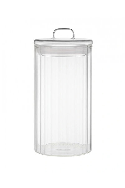 MİEN Men Hj0172 Glass Jar with Lid 1700 Cc