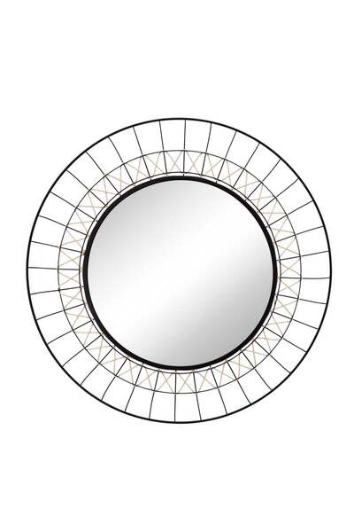 Sagebrook Home ديكور حائط معدني أسود مقاس 36 بوصة