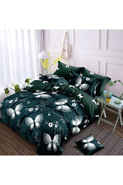 Pucioasa Double Duvet Cover Set , sulphurous, satin Cotton , 6 pieces