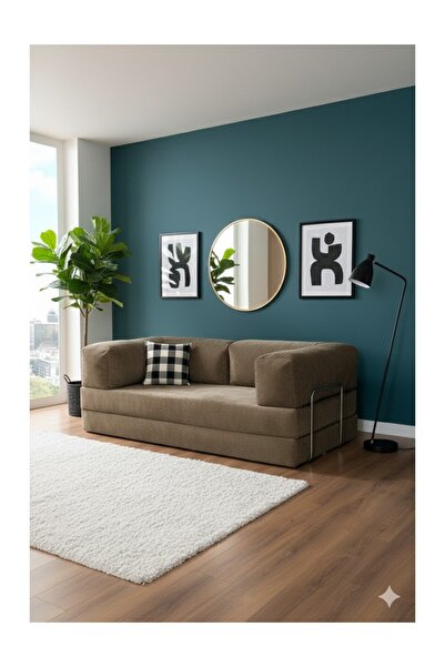 Mat Matta Kanepe, Fitilli Kadife, Silinir, Yıkanır, Rebonded 50dns, 36h Cm, Ç...