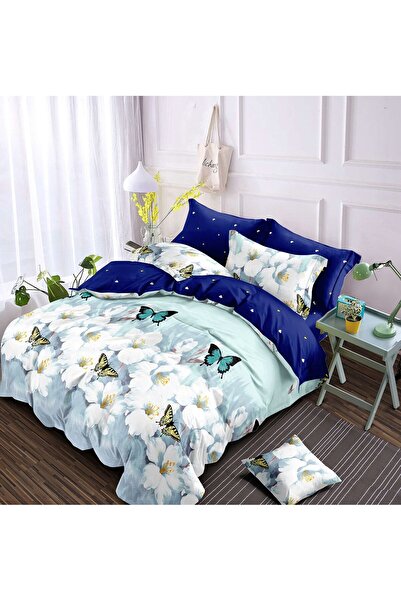 Pucioasa Double Duvet Cover Set , sulphurous, satin Cotton , 6 pieces