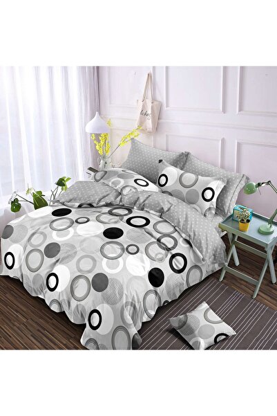 Pucioasa Double Duvet Cover Set , sulphurous, satin Cotton , 6 pieces