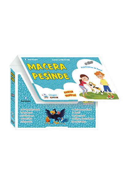 fenomen çocuk ÜÇGEN - MACERA PEŞİNDE + POSTER HEDİYELİ (10 KİTAPLI OKUMA SETİ...