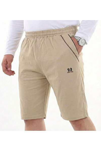 marufshop Comfortable Fit Lycra Combed Cotton Capri Beige Suitable for Men in...