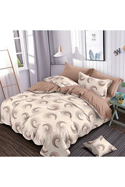 Pucioasa Double Duvet Cover Set , sulphurous, satin Cotton , 6 pieces